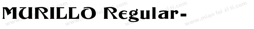 MURILLO Regular字体转换